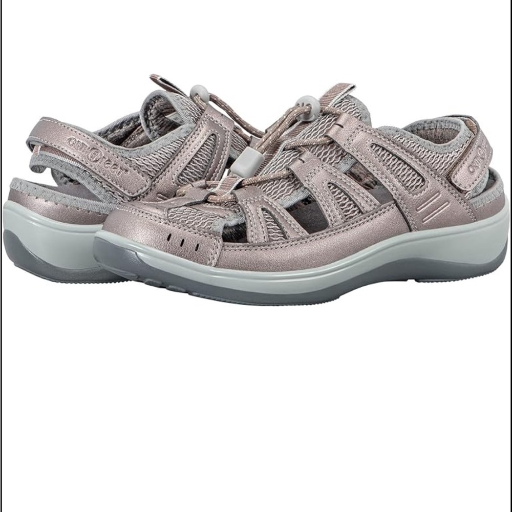 Orthofeet Women's Orthopedic Soft Microfiber Verona Sandals size 9.5 - Picture 1 of 14